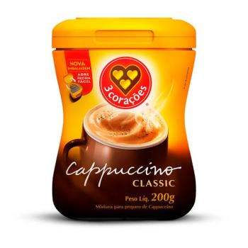 CAFE CAPPUCCINO 3 CORACOES CLASSIC 200G