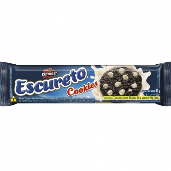 BISCOITO RICHESTER ESCURETO COOKIES 80G