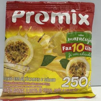 REFRESCO PRO MIX 250GR FAZ 10LT MARACUJA CX/0010/UN