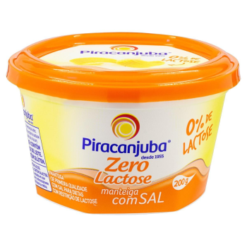 MANTEIGA C/SAL PIRACANJUBA 0%DE LACT 200GR