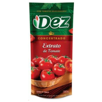 MOLHO TOMATE DEZ SACHET 300GR TRAD CX/0036/UN