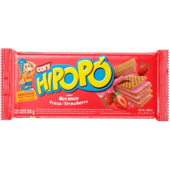 WAFER HIPOPO MORANGO 84G