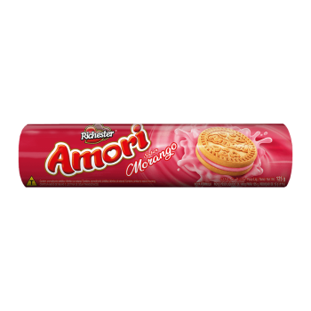 BISCOITO RICHESTER AMORI RECH MORANGO 125G