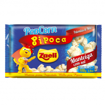 PIPOCA MICROO ZAELI 100 MANTEIGA