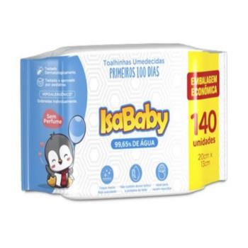 ISABABY TOALHA UMEDECIDA 140 UN. PRIMEIRO 100 DIAS