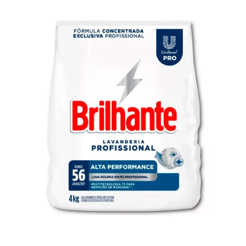 SABÃO EM PÓ BRILHANTE LAV PROF SACHE 4KG