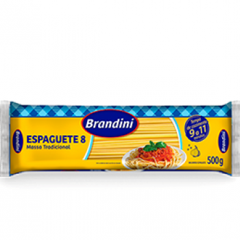 MACARRAO BRANDINI ESPAGUETE COMUM 500G