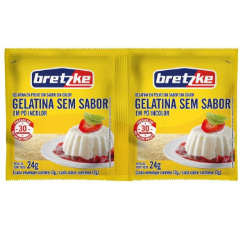 GELATINA BRETZKE  SEM SABOR 24 G