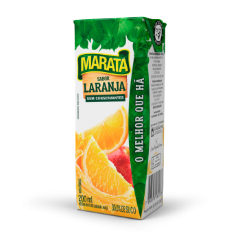 SUCO DE LARANJA MARATA 200ML