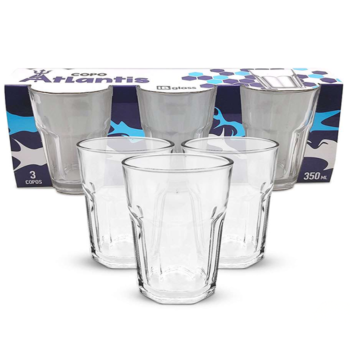 COPO VID 350ML ATLANTIS C/3 -RT12117/
