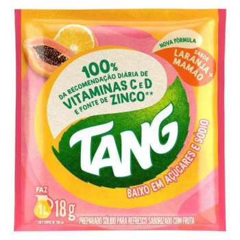SUCO TANG LARANJA C/MAMÃO 18G