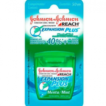 FIO DENTAL J&J EXPANS PLUS 50m MENTA