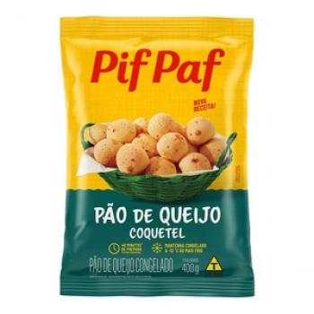 PAO DE QUEIJO COQUETEL PIF PAF 400GM
