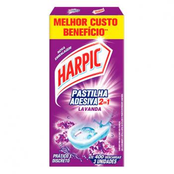 HARPIC PAST ADESIVA 2EM1 LAVAND L3P2 3X9G