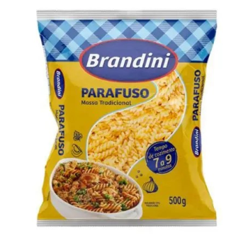 MACARRAO BRANDINI PARAFUSO COMUM 500G