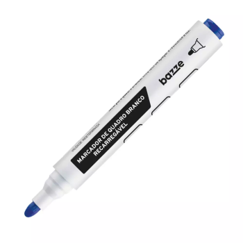 MARCADOR Q BCO BAZZE RECAR AZUL DP/0012/UN