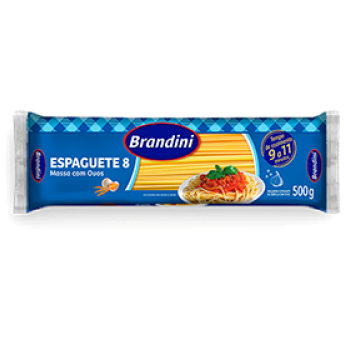 MACARRAO BRANDINI OVOS ESPAGUETE 500G