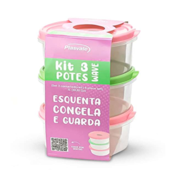 CONJ POTE WAVE PLASVALE C/3 1L
