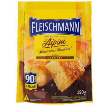 MISTURA BOLO AIPIM FLEISCHMAN 390GR