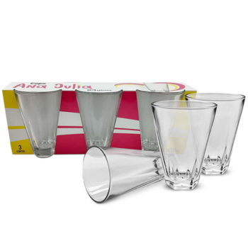 COPO VID 420ML ANA JULIA C/3-T12135PL/WF