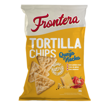 TORTILLA FRONTERA CHIPS QUEIJO NACHO 68G