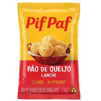 PAO DE QUEIJO LANCHE PIF PAF 1KG CX 8KG