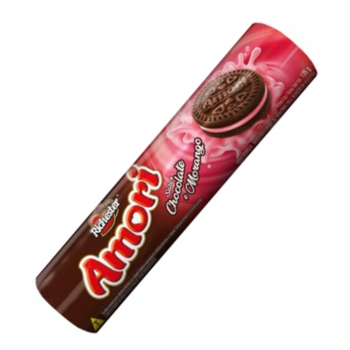 BISCOITO RICHESTER AMORI RECH CHOC/MOR 125G