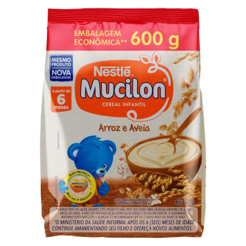 MUCILON ARROZ E AVEIA 9X600G