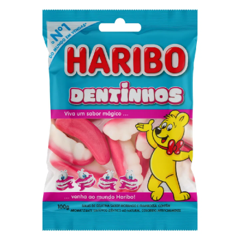 HARIBO BALA GEL DENTINHOS 80G