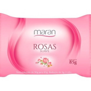 SABONETE MARAN SUAVE ROSAS 108 X 85G