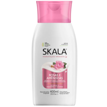LOÇAO HID SKALA ROSA E AMENDOAS 400ML
