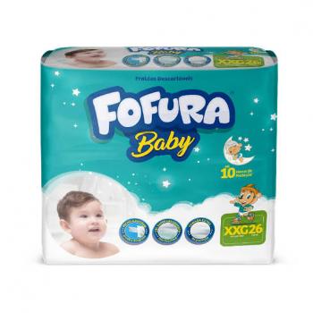 FRALDA FOFURA BABY MEGA XXG 26UN