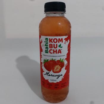 KOMBUCHA COM MORANGO 520ML