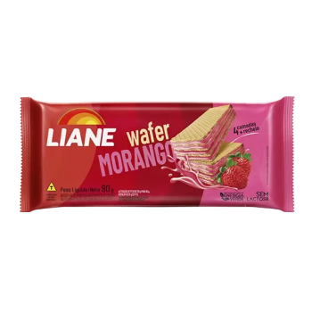 BISC LIANE WAFER MORANGO 90G