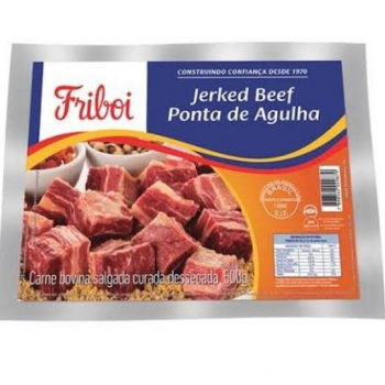 JERKED BEEF BOVINO PONTA DE AGULHA 20X500G FRIBOI MI
