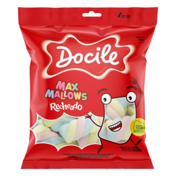 MAXMALLOWS  TWIST RECH BAUN/MOR PACOTE 135 G