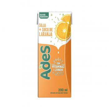 SUCO LARANJA ADES 200ML