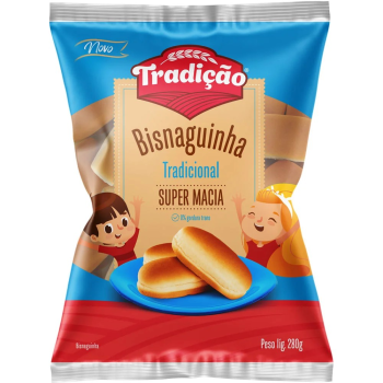 BB TRADICAO BISNAGA BRANCA 280G LV CX C8