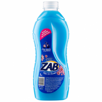AMACIANTE ZAB AZUL TOQUE DE CARINHO 1000 ML C/12 UN