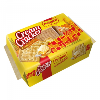 BISCOITO CREAM CRACKER PETYAN AMANTEIGADO 350 G