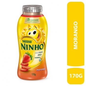 NINHO IOGURTE LIQ MORANGO 170G