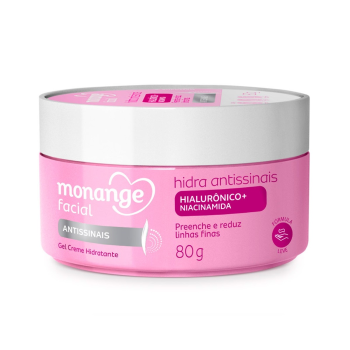 GEL CR FACIAL MONANGE 80G HIDRA ANTISSINAIS