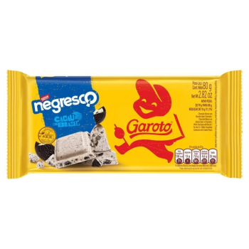 GAROTO Tablete ChocBco Bisc 4(16x80g) XW