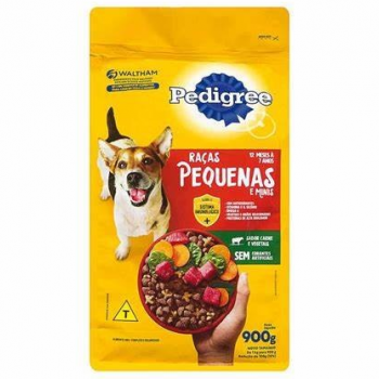 PEDIGREE SAB CRNE E VEG RACAS PEQ 900 G