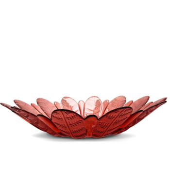 CENTRO D MESA FOLHA TRANS VERM 1496T-VM