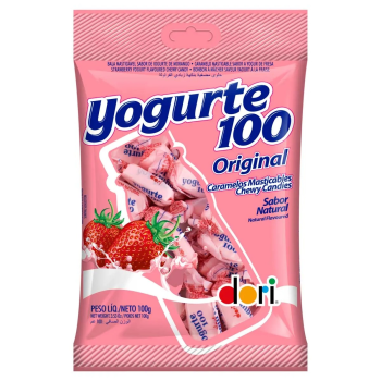 BALA YOGURTE  MORANGO 100GR