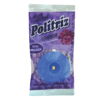 PEDRA SANITARIA POLITRIZ LAVANDA 25GR