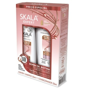 SH SKALA 325ML + COND 200ML BOMBA DE BIOTIN