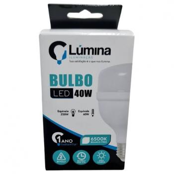 LAMPADA LED BULBO 40W T80 6.500K LUMINA
