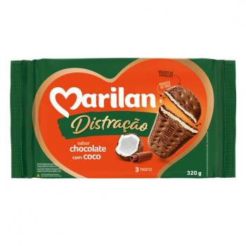 BISC. MARILAN DISTRACAO CHOCOLATE COCO 320GR